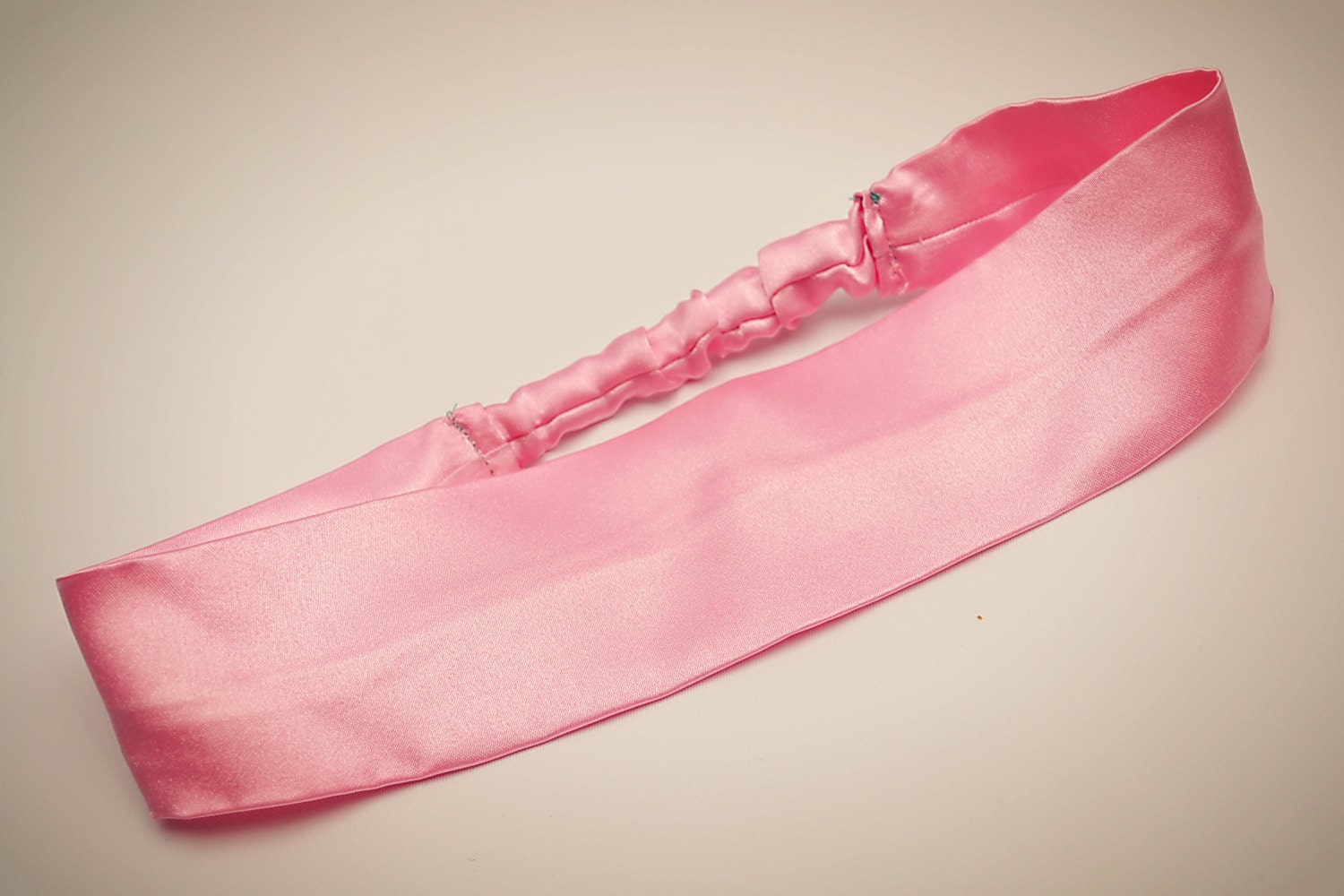 Penelope Soft Pink Satin headband