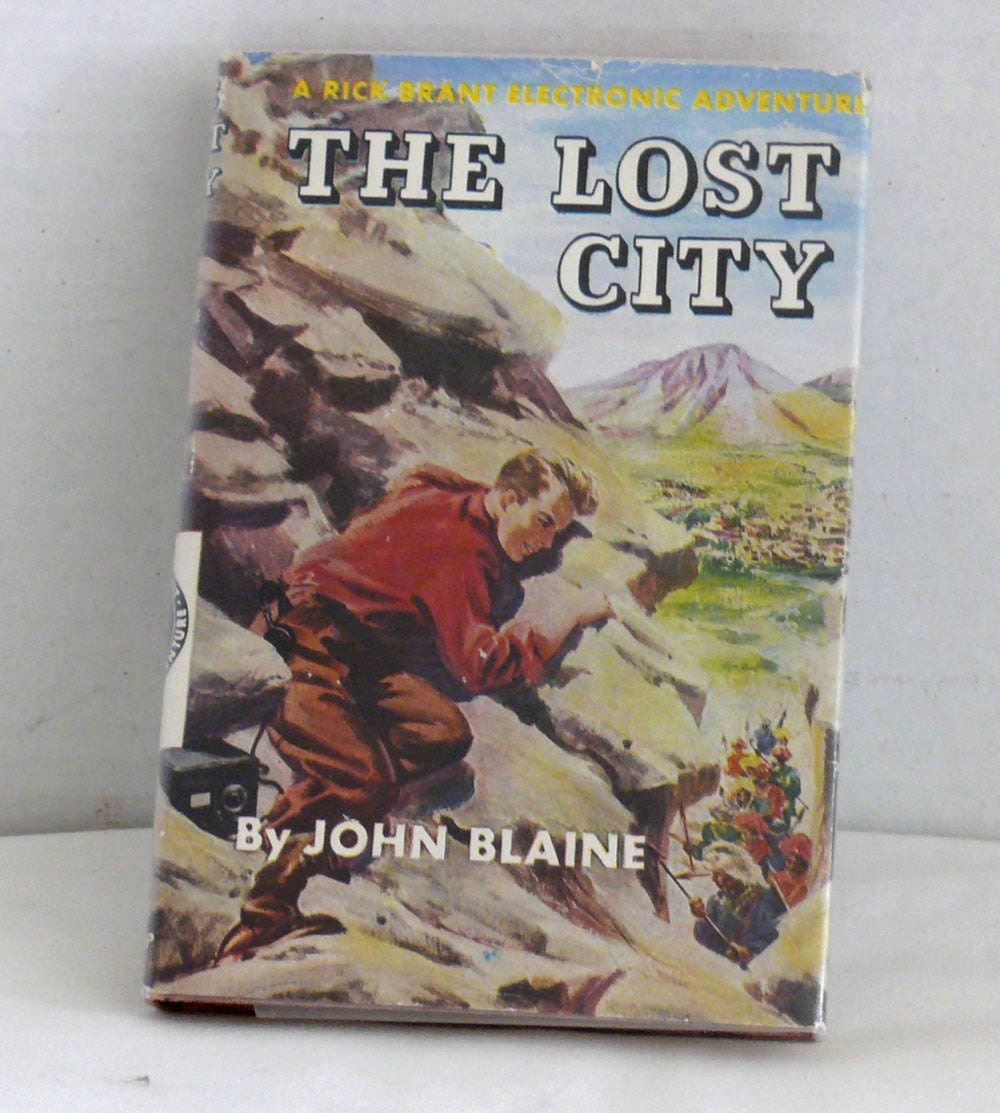 Rick Brant Electronic Adventure - The Lost City - 1947 - Boy's Adventure BOOK