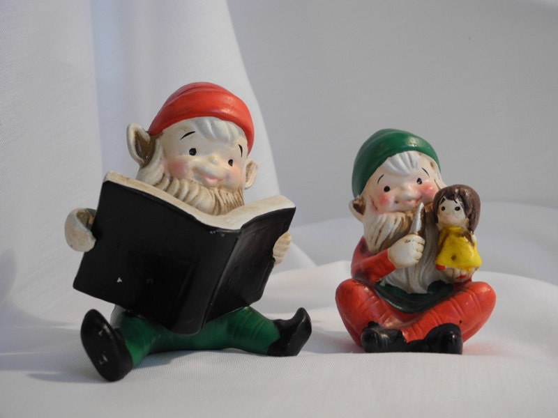 Vintage Santa Elves HOMCO 5205
