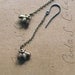Bee Earrings, Vintage Bee Stampings, Summer Fashion Jewelry, Bee Dangle Earrings