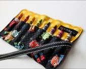 NEW-Mini Me Robot Crayon Holder-8 Crayola Crayons Included-Ready to Ship