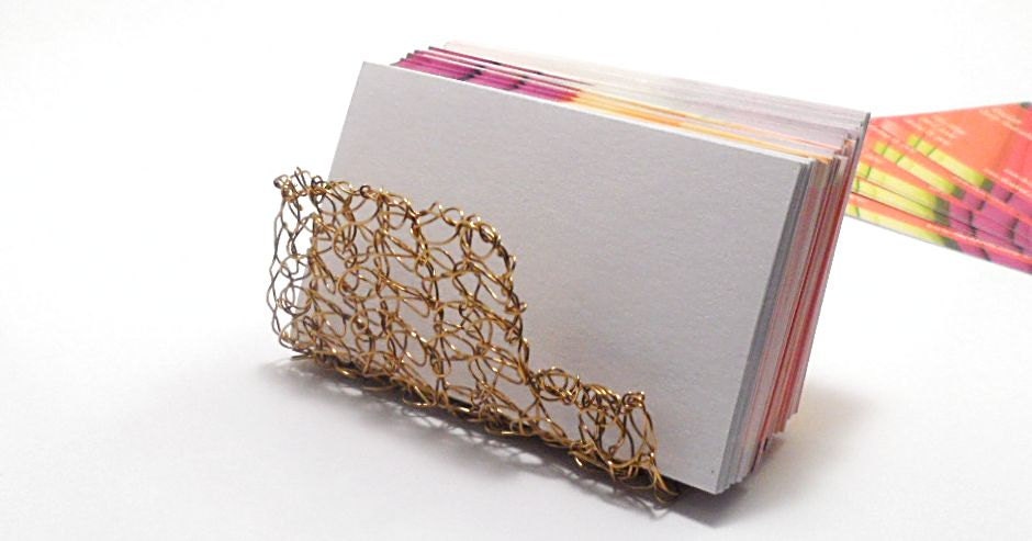Wire Business Card Holder