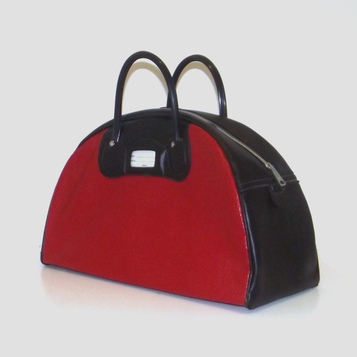 1960s travel bag / vintage 60s luggage / mod / Jet Set Travel Bag