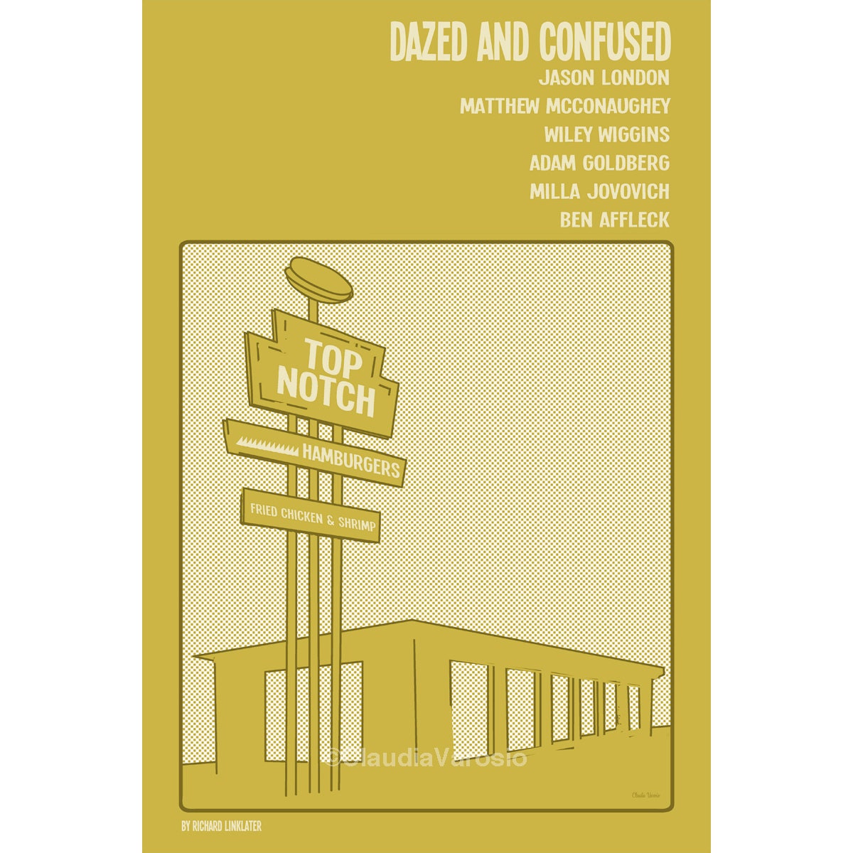 Dazed and Confused 12x18 inches movie poster