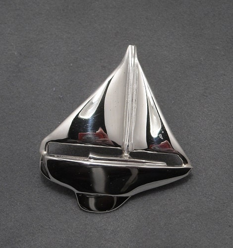 Sail boat pendant - Sterling silver