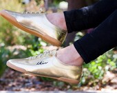 GOLD L.A. Gear Tennis Shoes 10