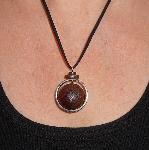 Bohemian pendant necklace, Mexican Seed ojo de venado Pendant,  hippie jewelry