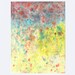 lemon melange, an original abstract watercolor painting by Sarah Knight, red yellow aqua blue coloration