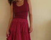 XXS/XS upcycled dress in pink magenta - extraextrasmall / extrasmall