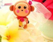 LOVE ANGELS Wedding Cake Topper-love monkey