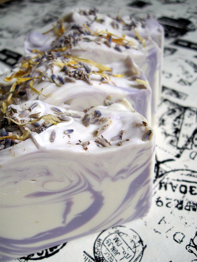 Spring Lavender cold process soap