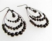 Chocolate Metallic Earrings