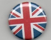 Union Jack 1in pinback badge button