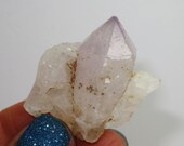 Arcturian Starbrary - Amethyst Elestial Quartz Crystal Point From - Madagascar