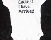 SPRING SALE Cute Funny Baby Onesie Bodysuit Boy Ladies I have Arrived Infant Baby Humor Creeper Childrens clothing