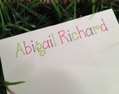Personalized Notepad 4.25x5.5 style: Abigail