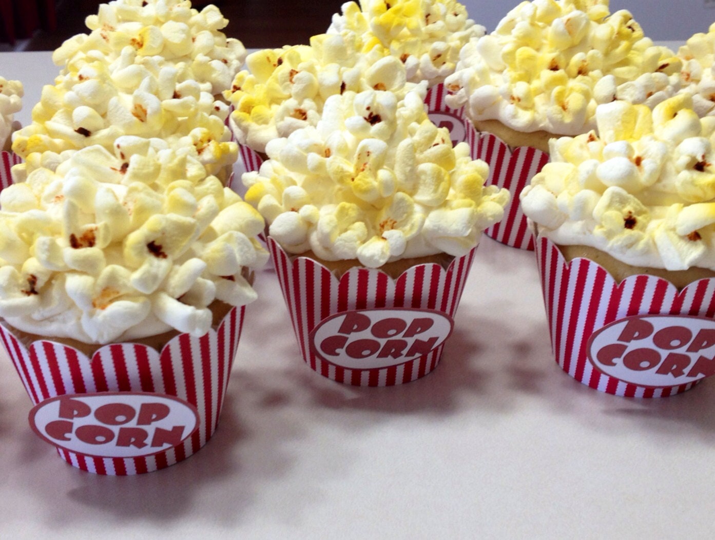 Popcorn themed cupcake wrappers, set of 12 Il_170x135