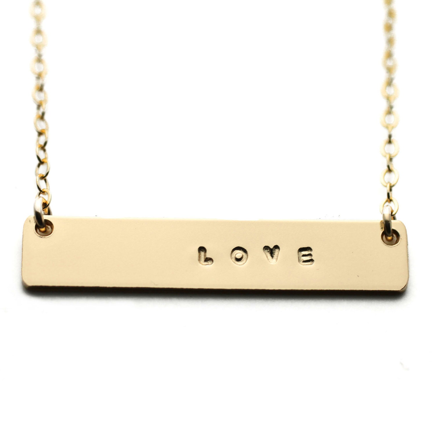 The Name Plate Necklace Love