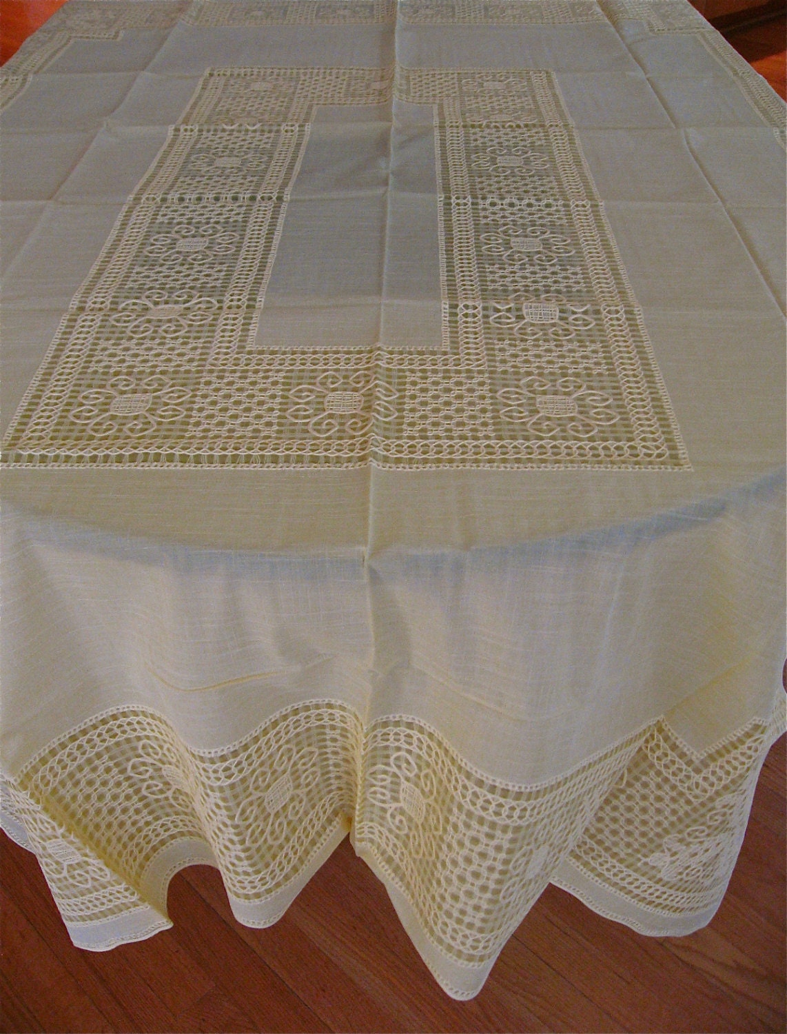 Yellow Plastic Tablecloth