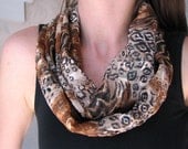 Safari Mix Chiffon Infinity Scarf