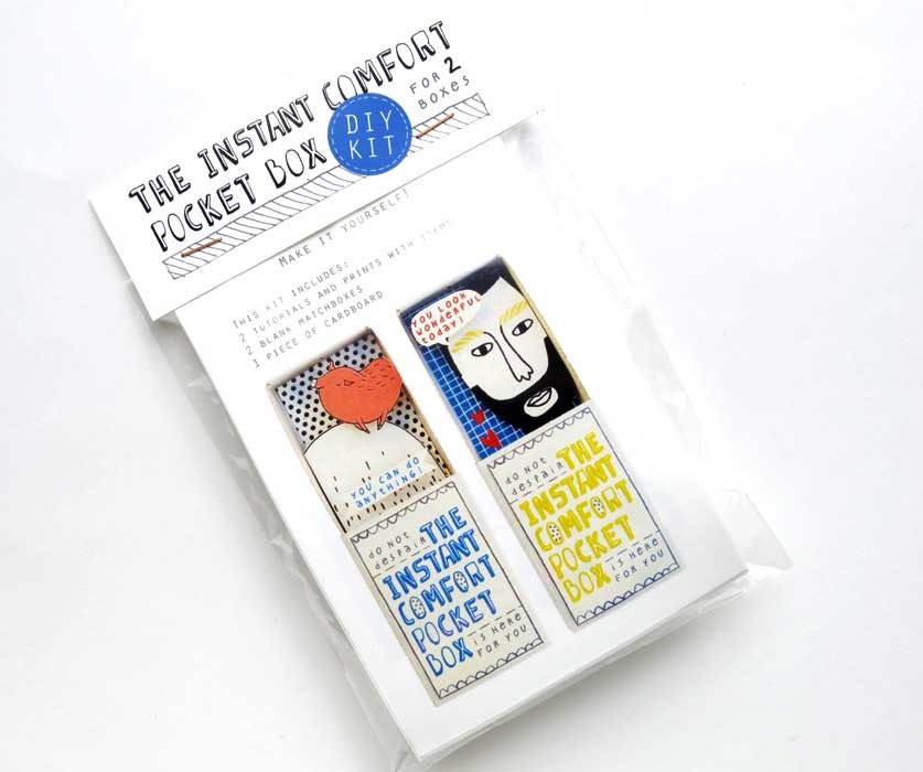 DIY kit - blue:  for 2 Instant Comfort Pocket Boxes