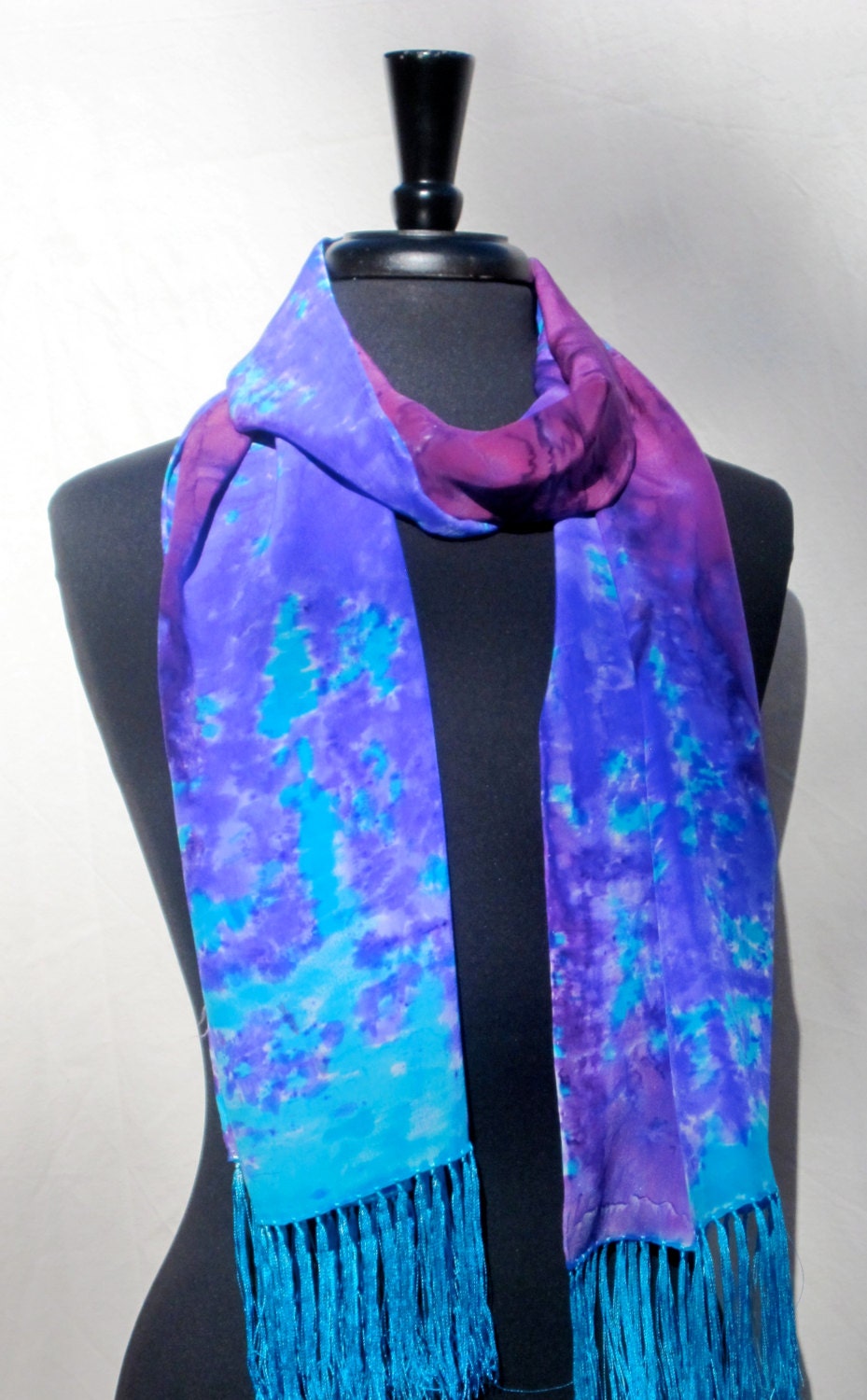 Joyflower Hand Painted Silk Scarf - Earthsong Series