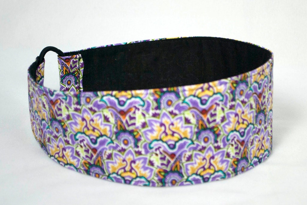 Purple and Yellow Lotus Weezy Band, Headband