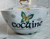 Butterfly Cocaine Sugar Bowl