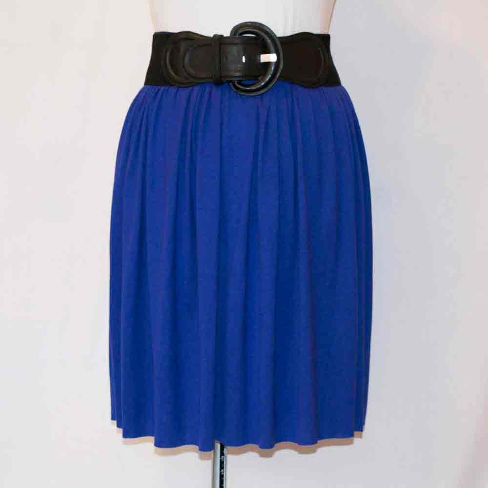 SALE small periwinkle blue jersey skirt