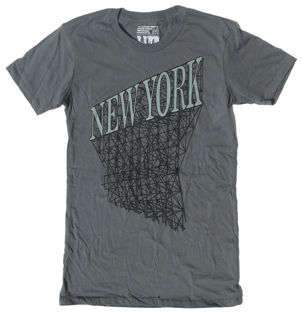 New York City T shirt for Women in Grey - S, M, L, XL