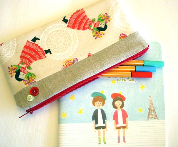 flower girl - Long pouch