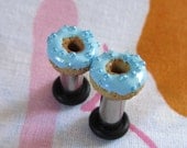6g Donut Eyelets - Baby Blue Pastel Donut Plugs
