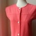 Beautiful Vintage 1960s Coral Scooter Shift MOD Retro Dress / Small to Medium