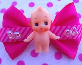 Cute Lolita Kewpie Doll Hair Bow Brooch