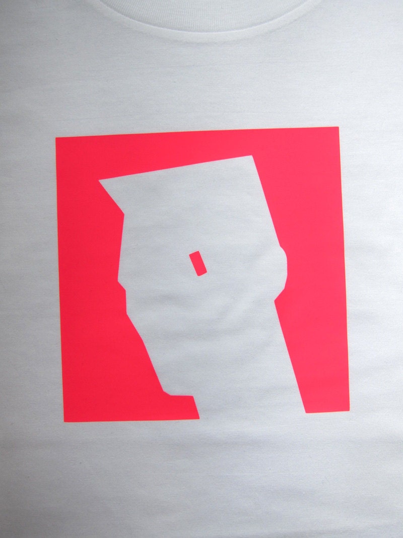 Grace Jones - graphic Tshirt (Neon Pink on White)