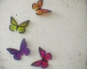 Oh to be a Butterfly - Butterfly photography, whimsical decor, surreal art, nursery decor, kids wall art 8x8 Print