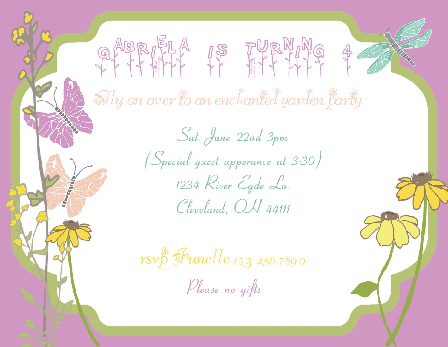 Custom Invitation Graphic Design