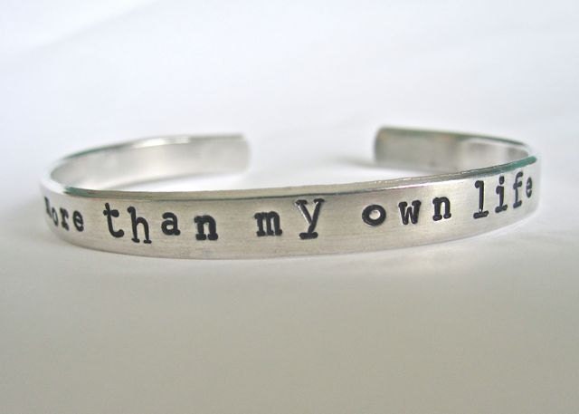 More Than My Own Life - Cuff Bracelet