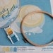 Sun and Moon Fabric Panel for Embroidery KIT, free hand embroidery pattern included