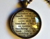 Teacher's Dictionary Pendant