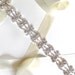 Art Deco Crystal Bridal Belt Sash - White Ivory Silver Satin Ribbon - Rhinestone - Wedding Dress Belt - Extra Long