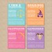 LIBRA Zodiac Nursery / Kids Room Giclée Art Print - 8 x 10