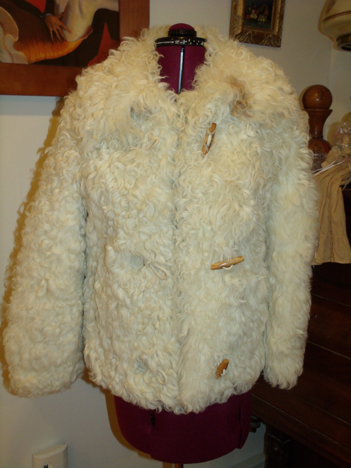 Shaggy Sheep Fur Jacket