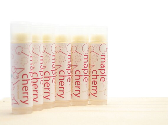 Maple Cherry All Natural Lip Balm - New