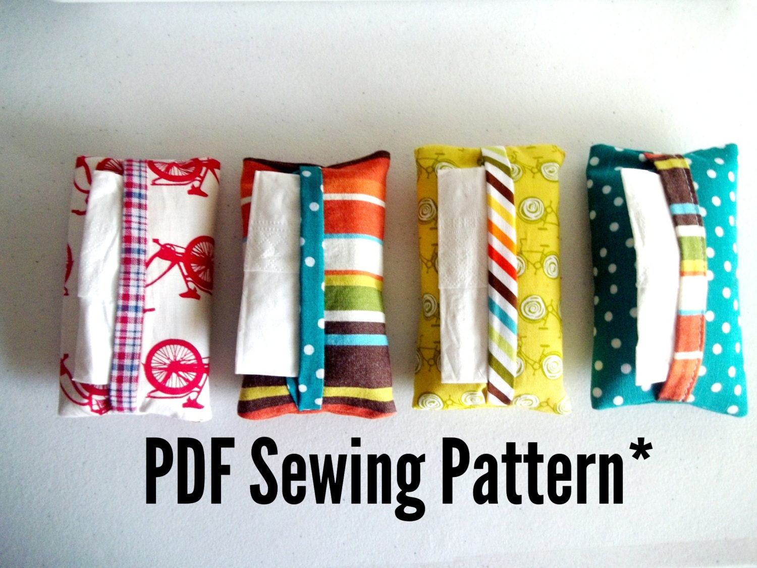 PDF Sewing Pattern "Magic Binding" Tissue Pouch Pattern Tutorial