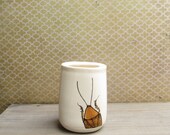 Brown cockroach garden planter pot, insect garden planter pot, spring garden succulent pot