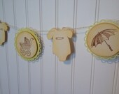Vintage Baby Shower Garland