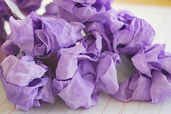 Crinkled Ribbon-Violet