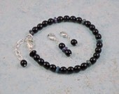 Points Tracker Calorie Calculator Counting Beadwork Bracelet Black