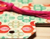 Pink and Red Gift Tags / 6/Pk